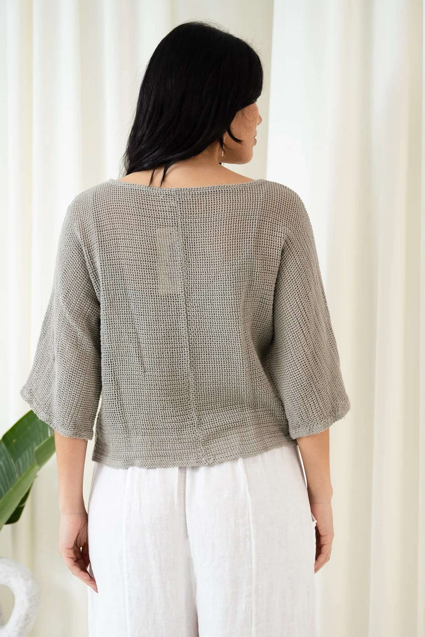 Portofino Mesh Top Set | Clay
