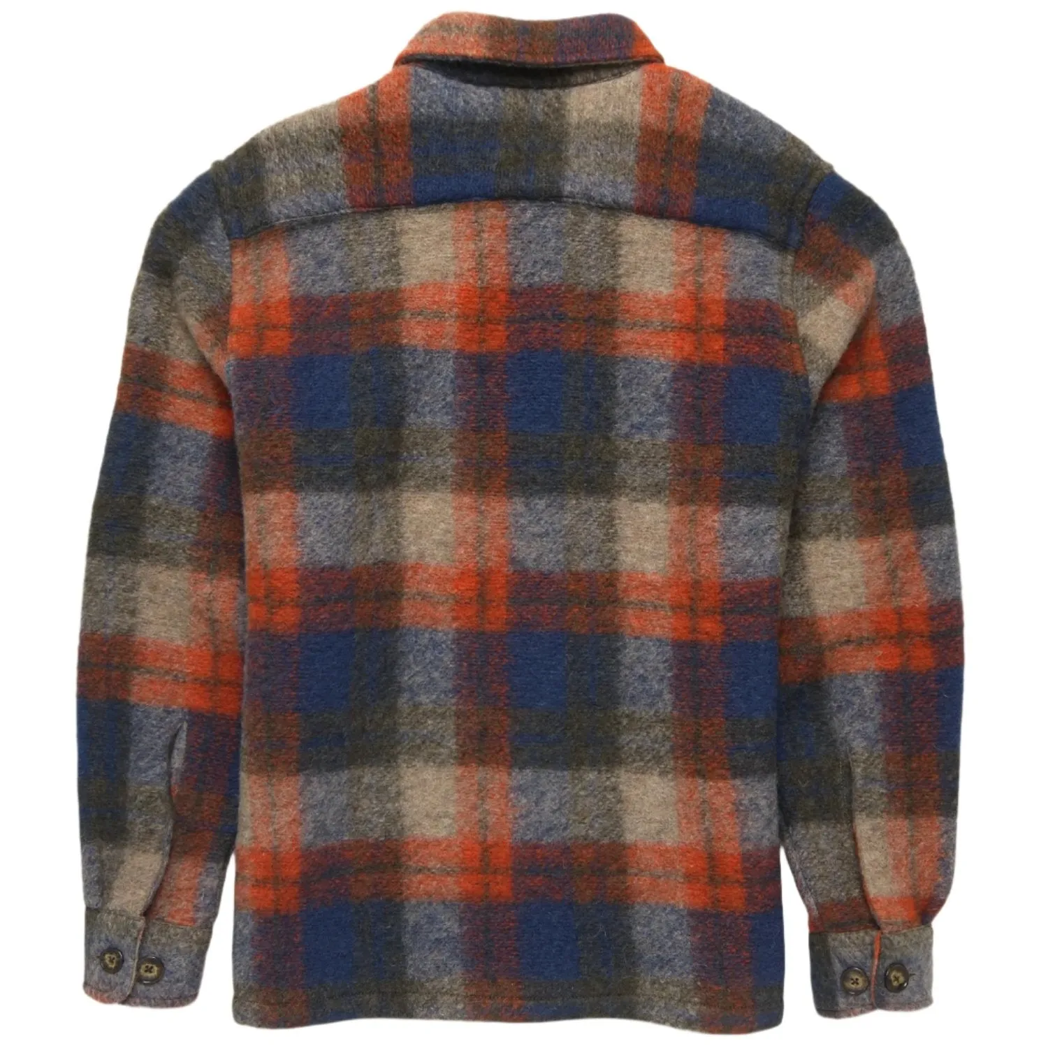 Portuguese Flannel Parker Overshirt Blue