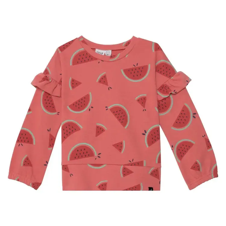 Printed French Terry Sweatshirt