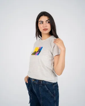 Printed Womens T-shirt Short Sleeve