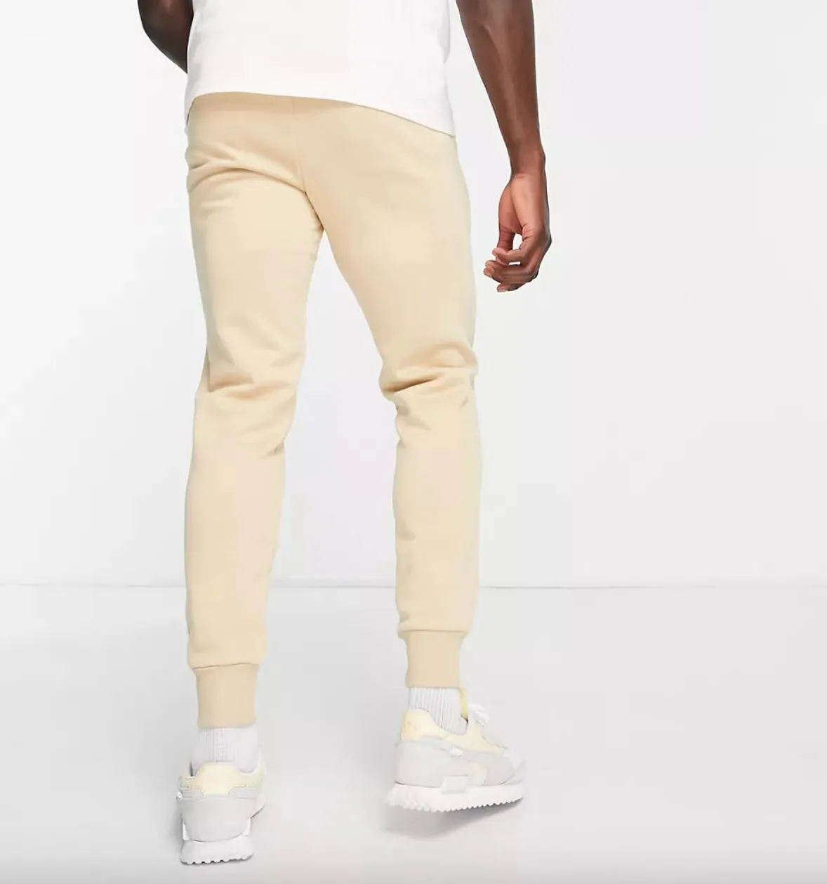 Puma Small Logo Mens Beige Joggers Track Pants Size XL (New)