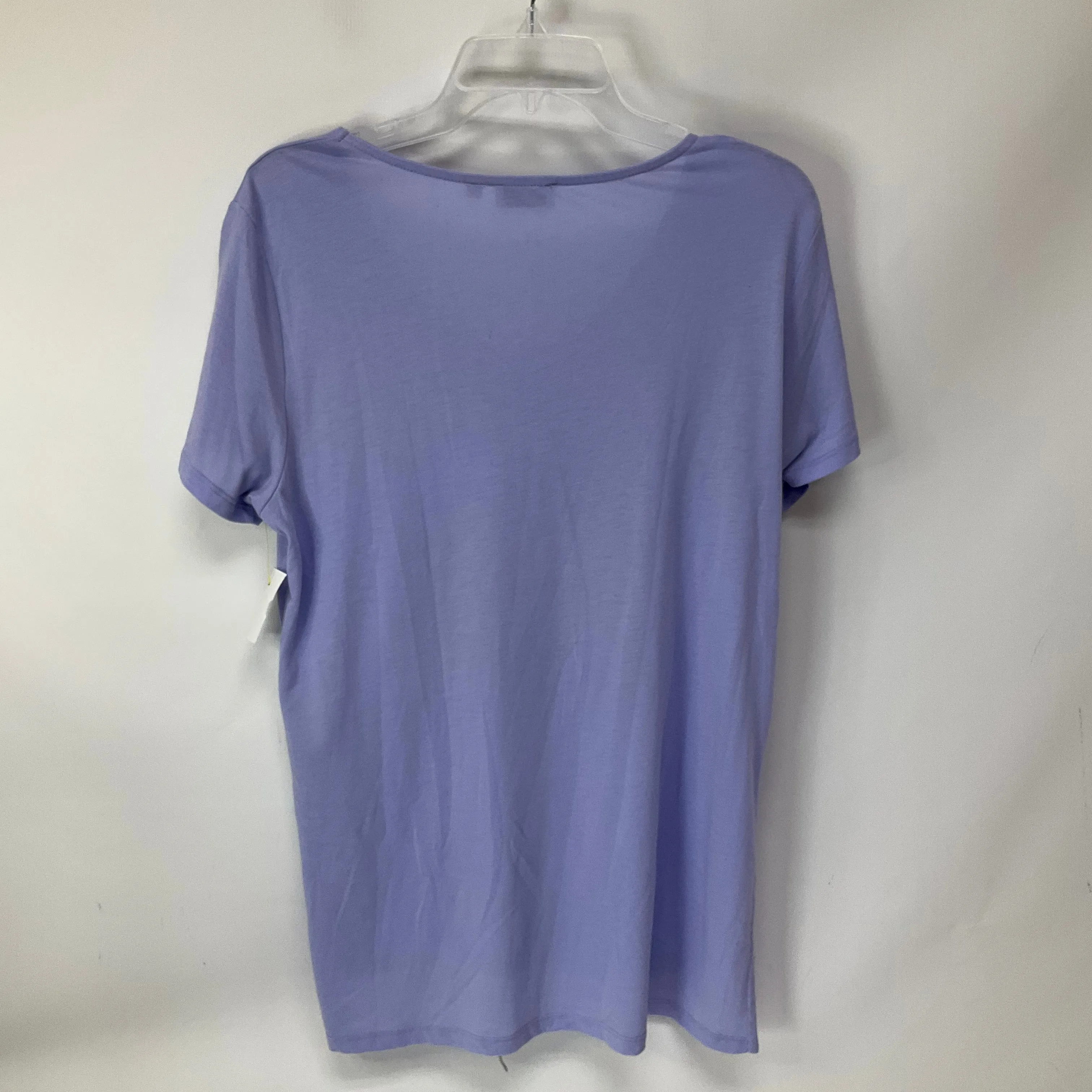 Purple Top Short Sleeve Basic Wilfred, Size S