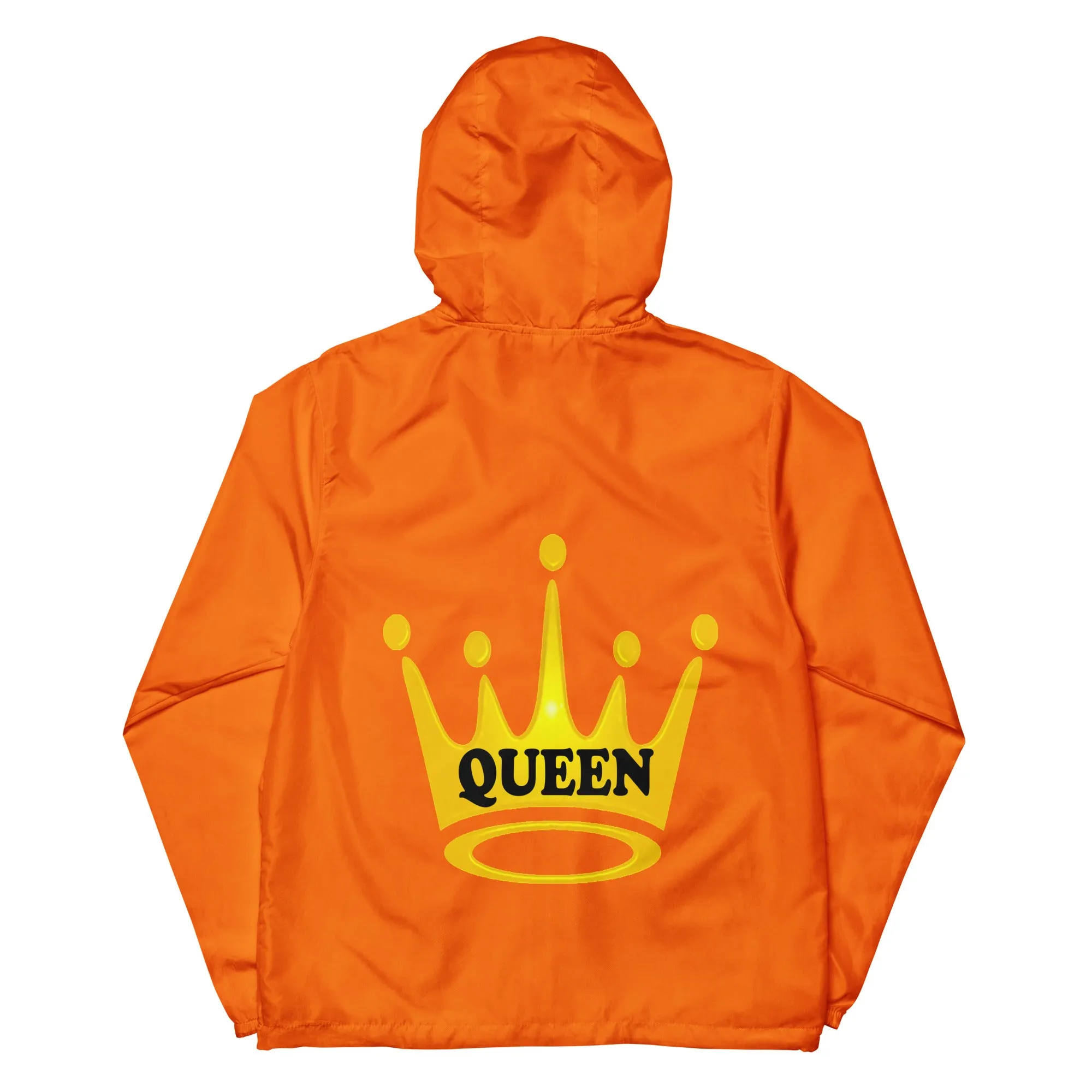 Queen Unisex lightweight zip up windbreaker