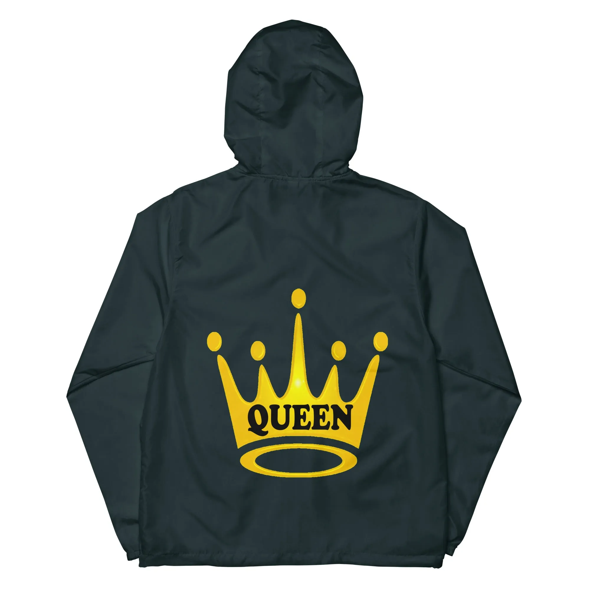 Queen Unisex lightweight zip up windbreaker