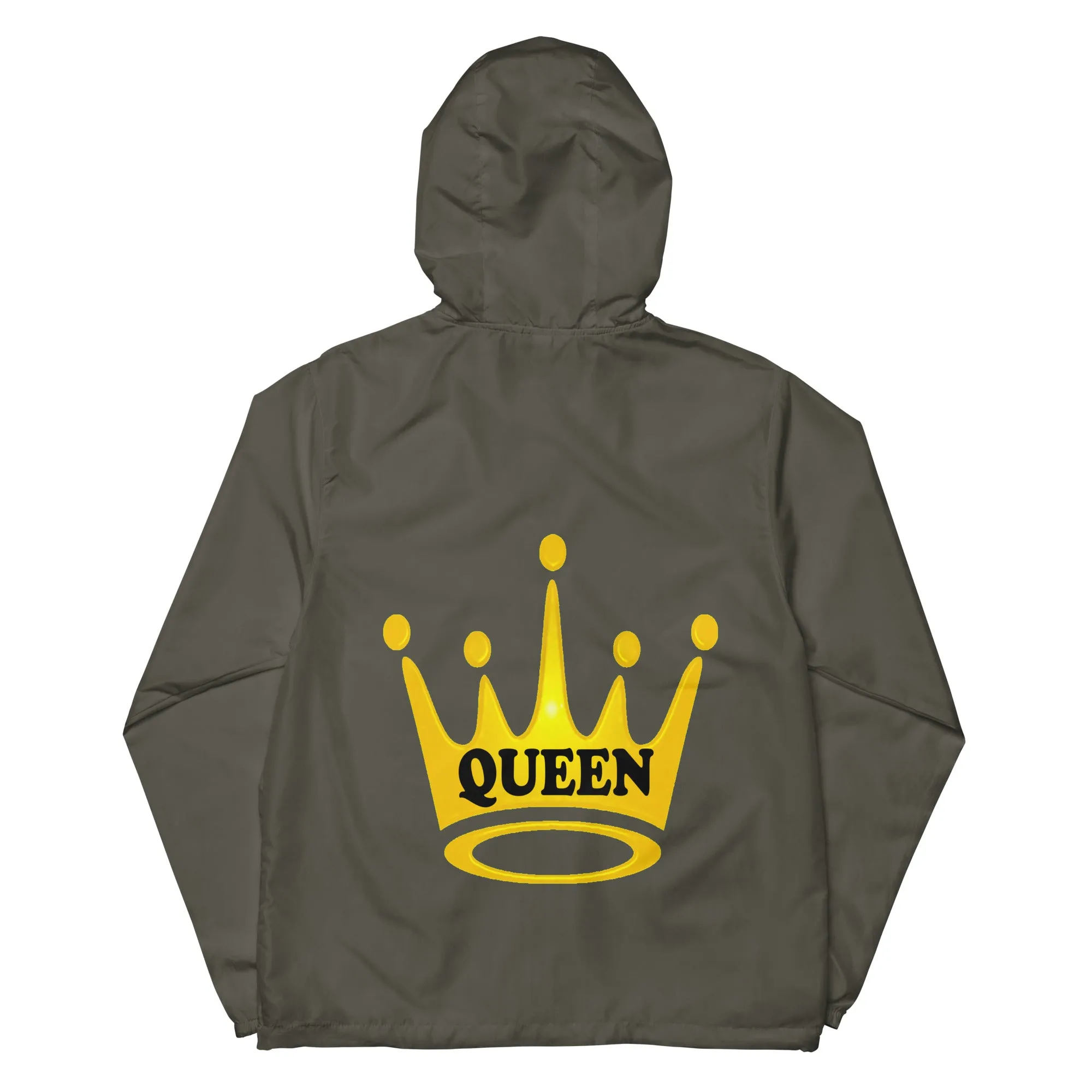 Queen Unisex lightweight zip up windbreaker