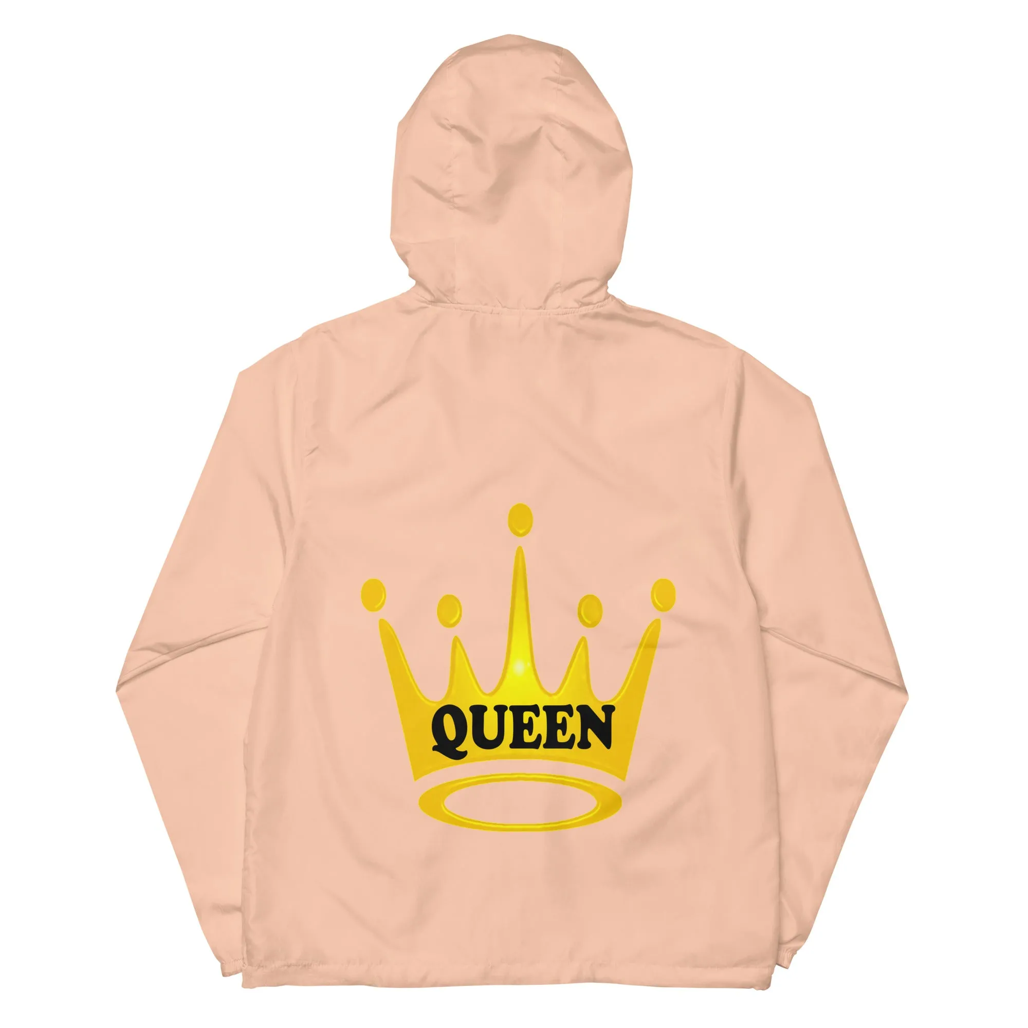 Queen Unisex lightweight zip up windbreaker
