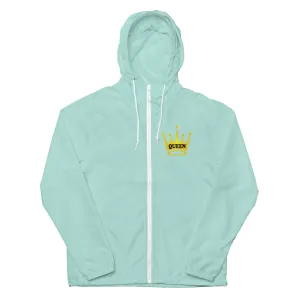 Queen Unisex lightweight zip up windbreaker