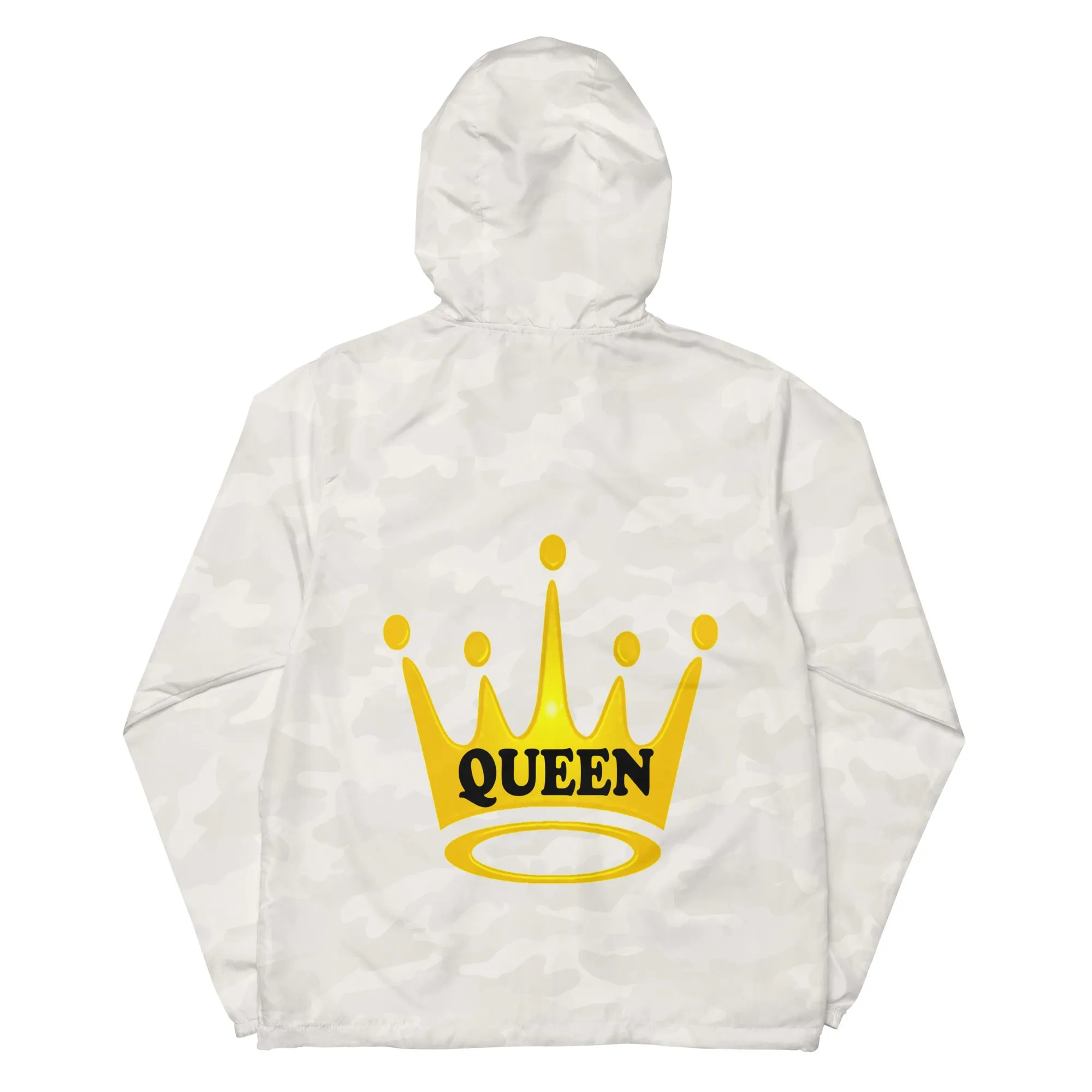 Queen Unisex lightweight zip up windbreaker