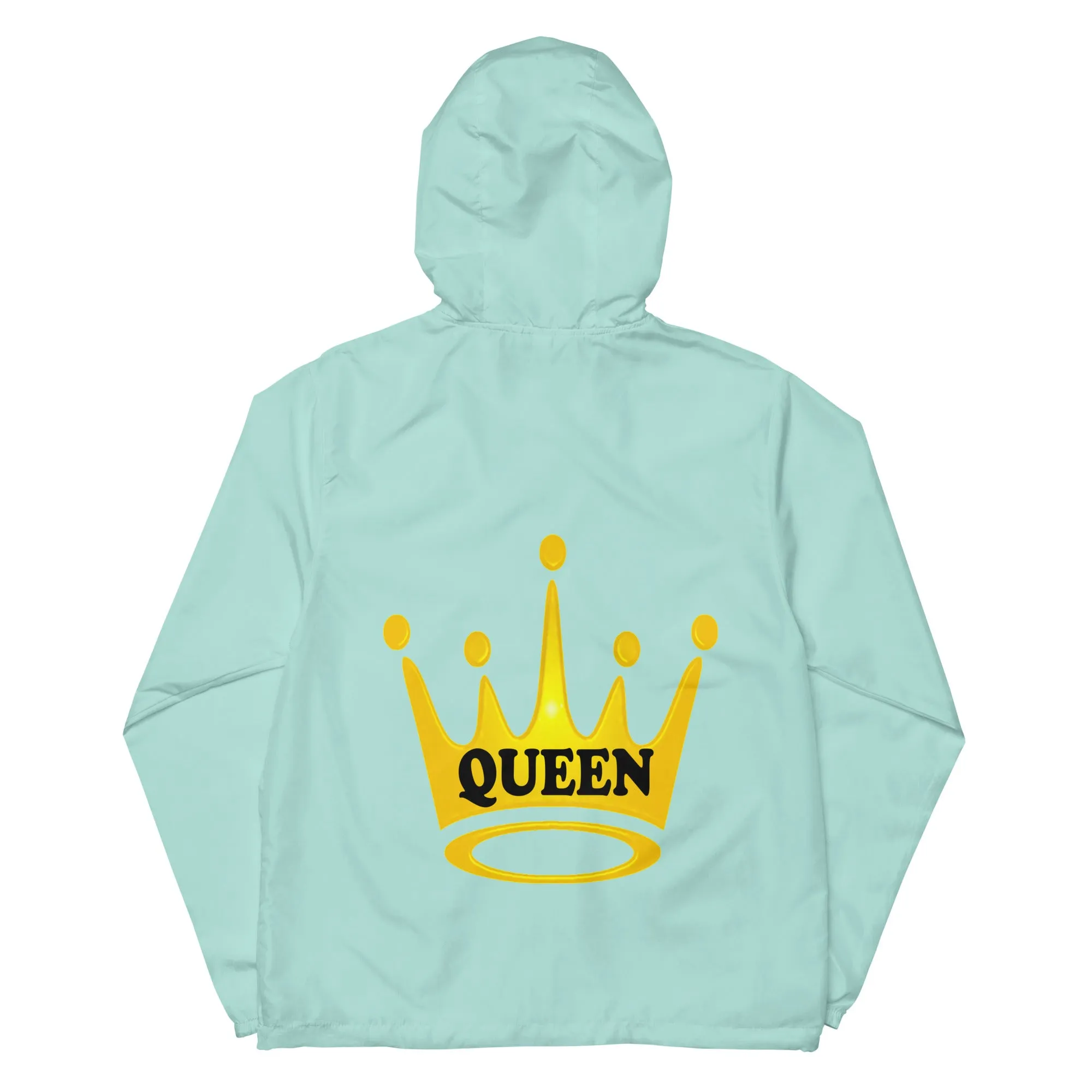 Queen Unisex lightweight zip up windbreaker