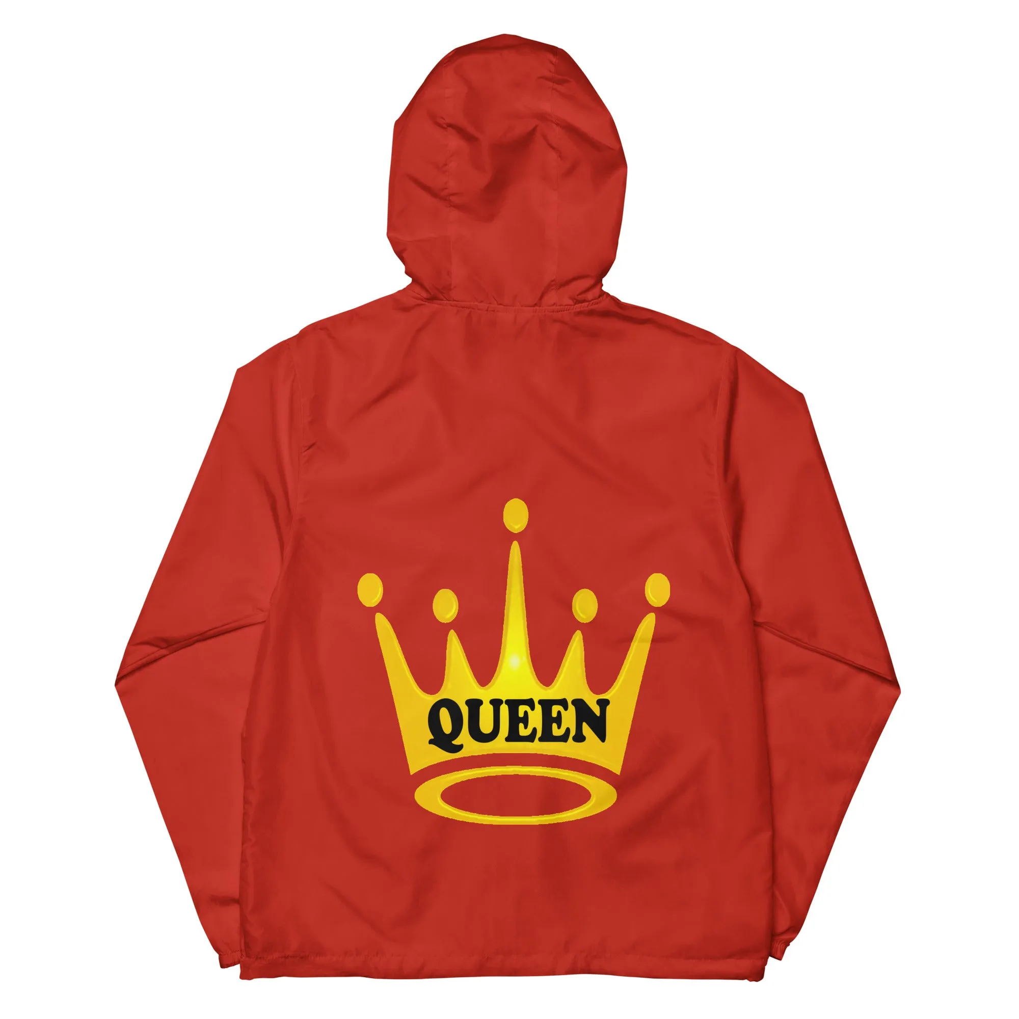 Queen Unisex lightweight zip up windbreaker