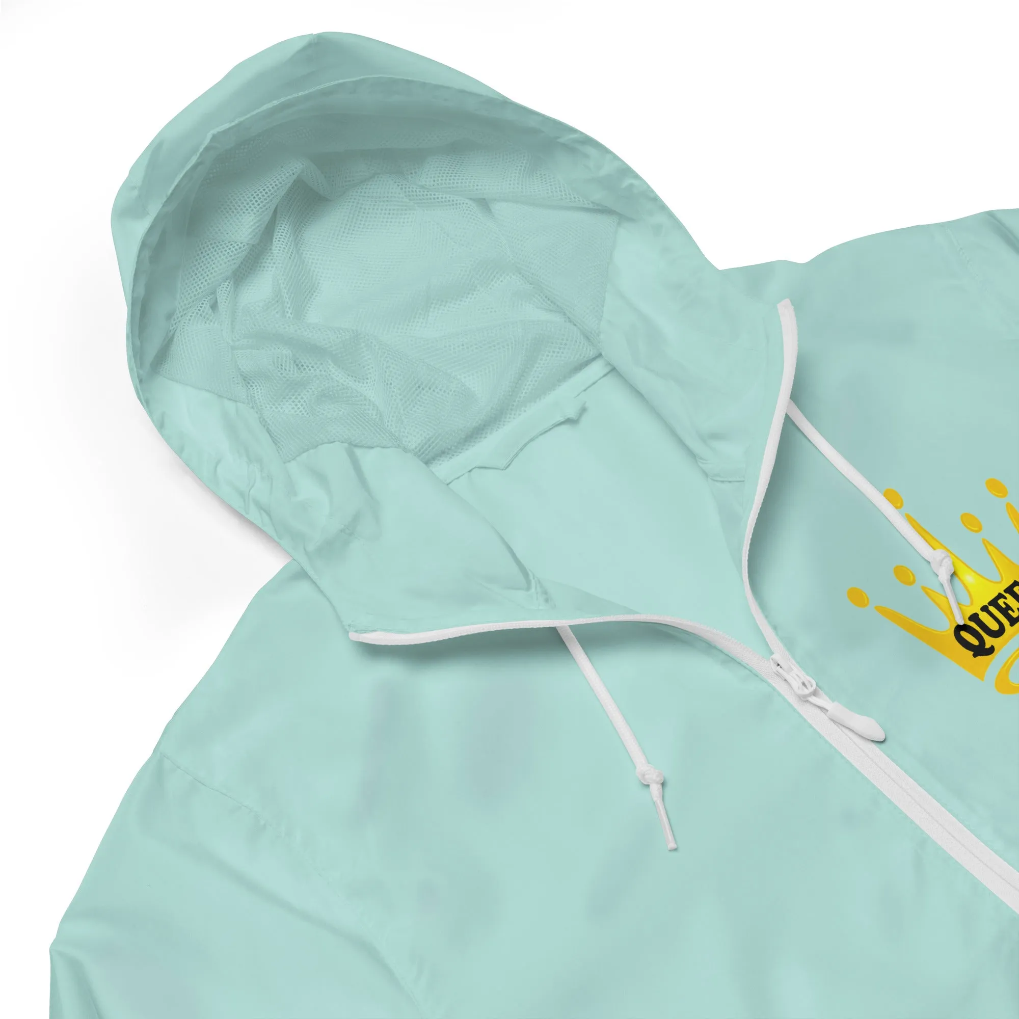 Queen Unisex lightweight zip up windbreaker