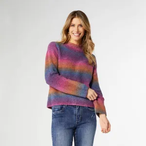 Rachel Fuzzy Ombre Sweater