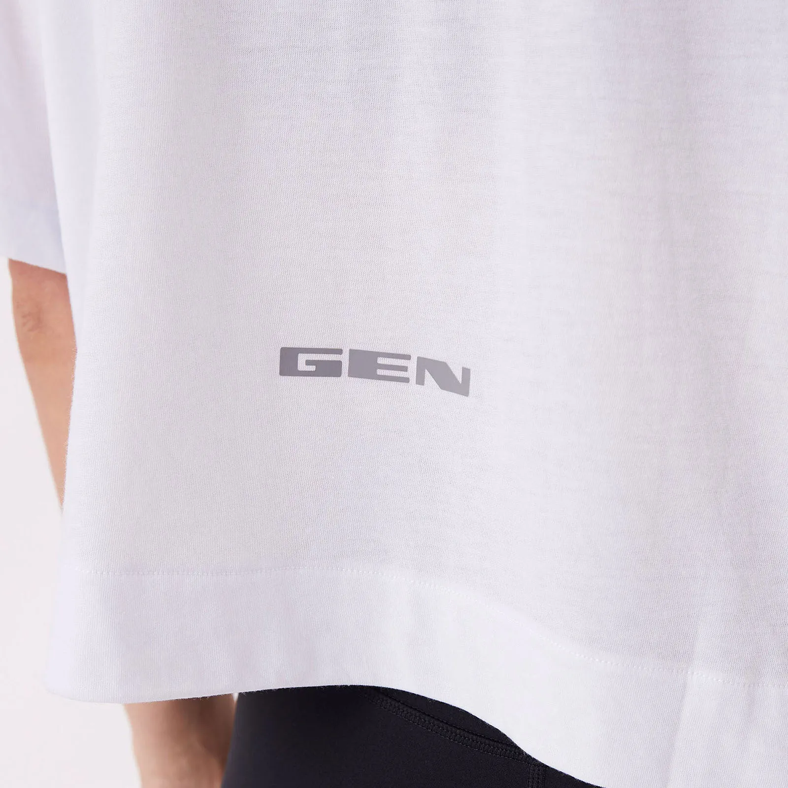 REC GEN - Oxy Float Crop Tee White