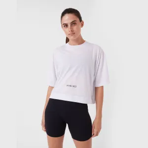 REC GEN - Oxy Float Crop Tee White
