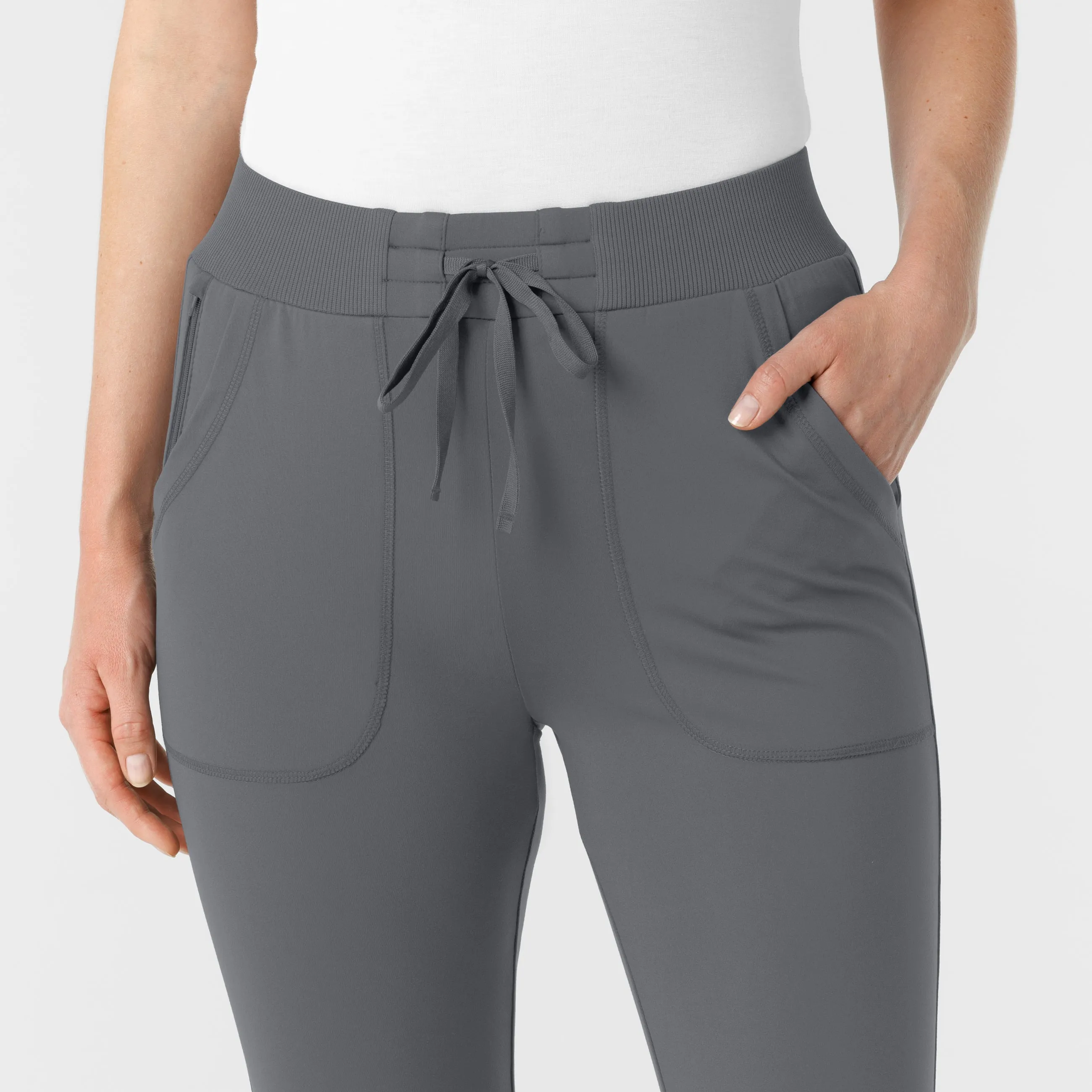 RENEW 5259 Knit Track Scrub Pants Pewter