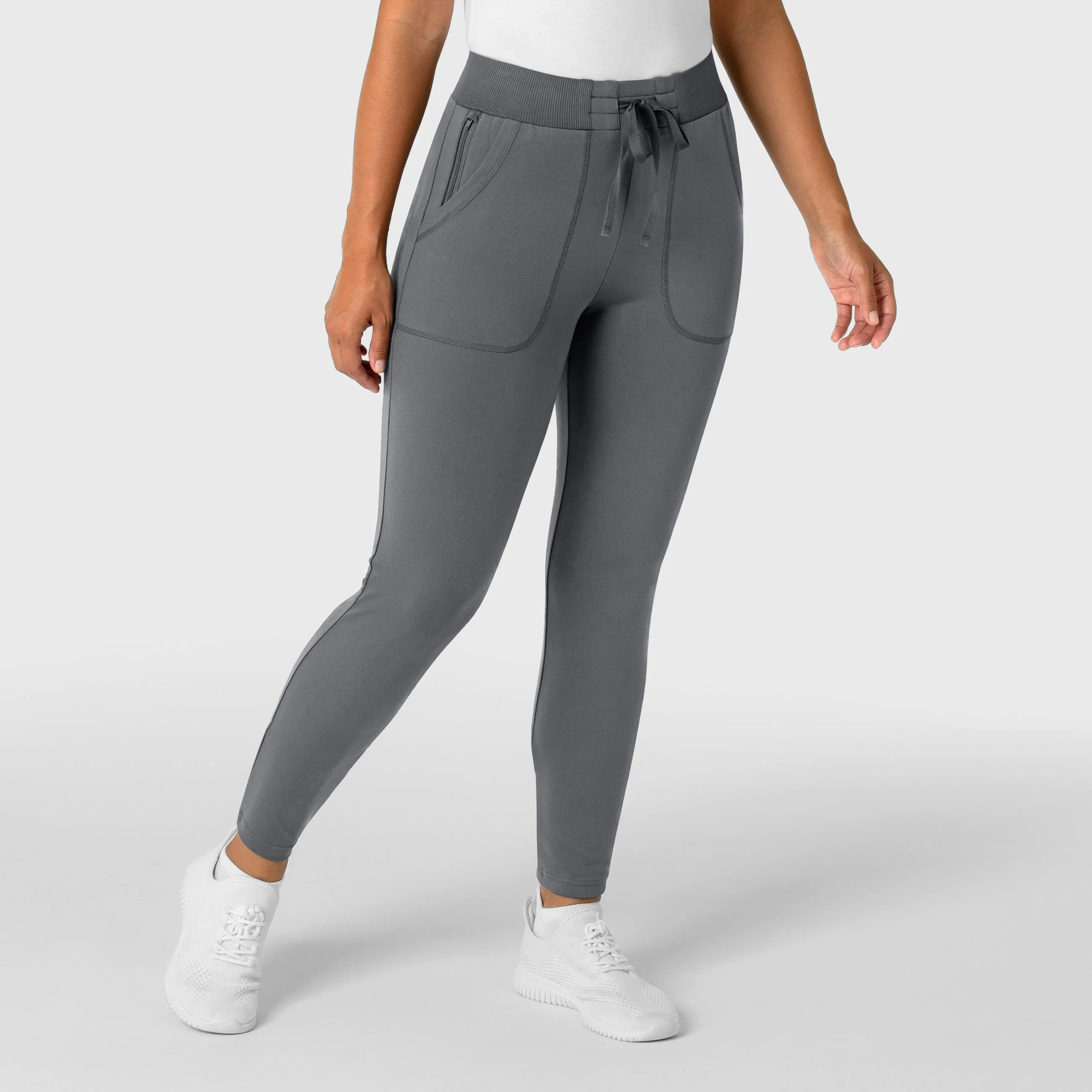 RENEW 5259 Knit Track Scrub Pants Pewter