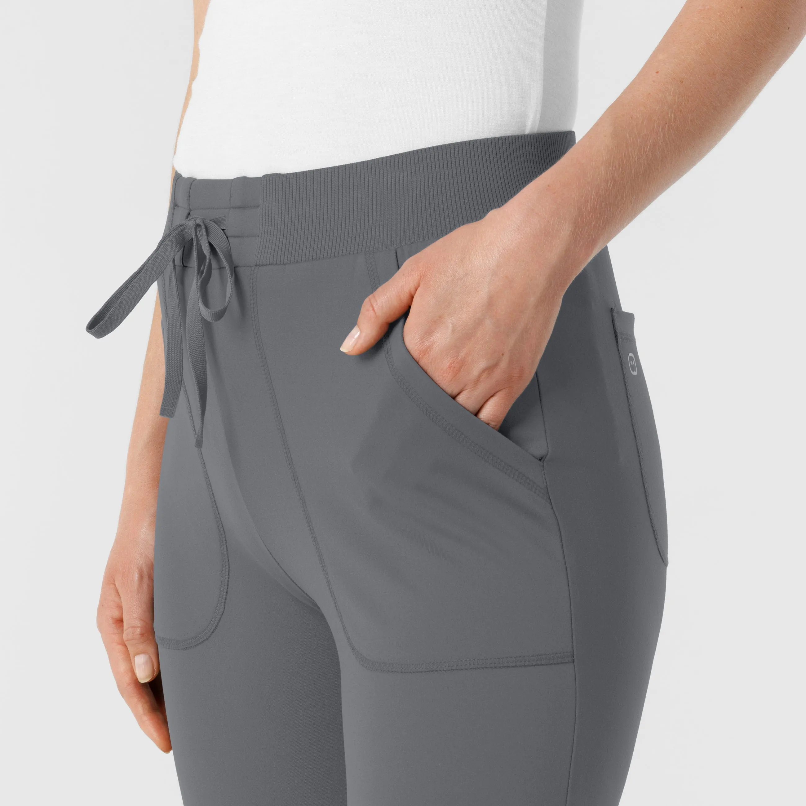 RENEW 5259 Knit Track Scrub Pants Pewter