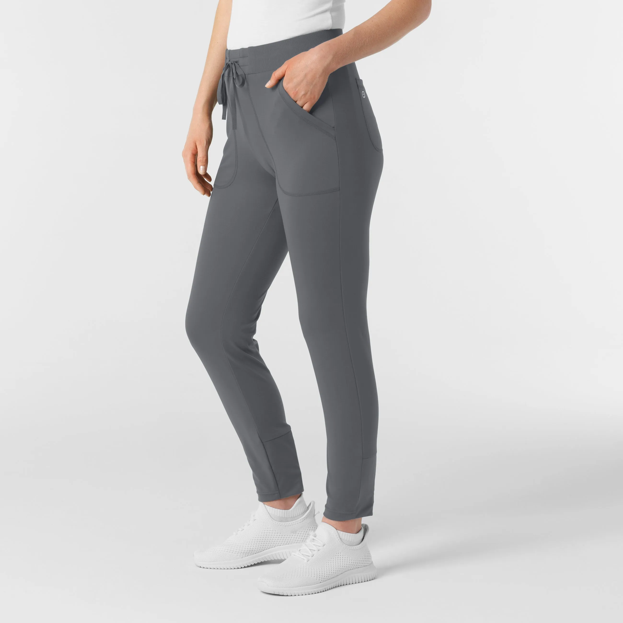 RENEW 5259 Knit Track Scrub Pants Pewter