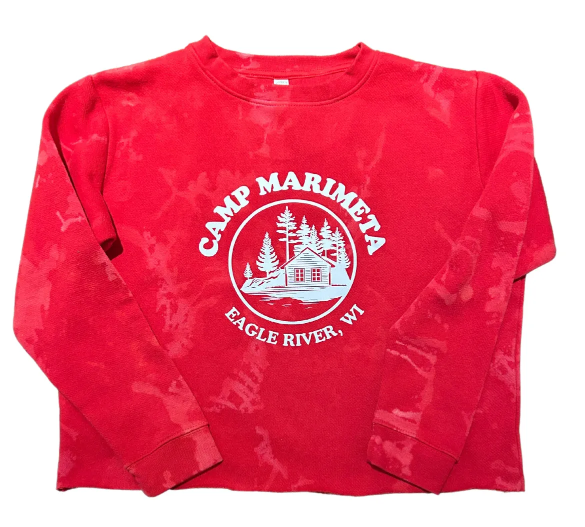 Reverse Dye Vintage Camp Sweatshirt