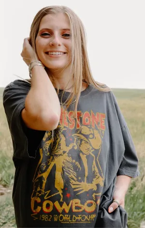 Rhinestone Cowboy Oversized Tee