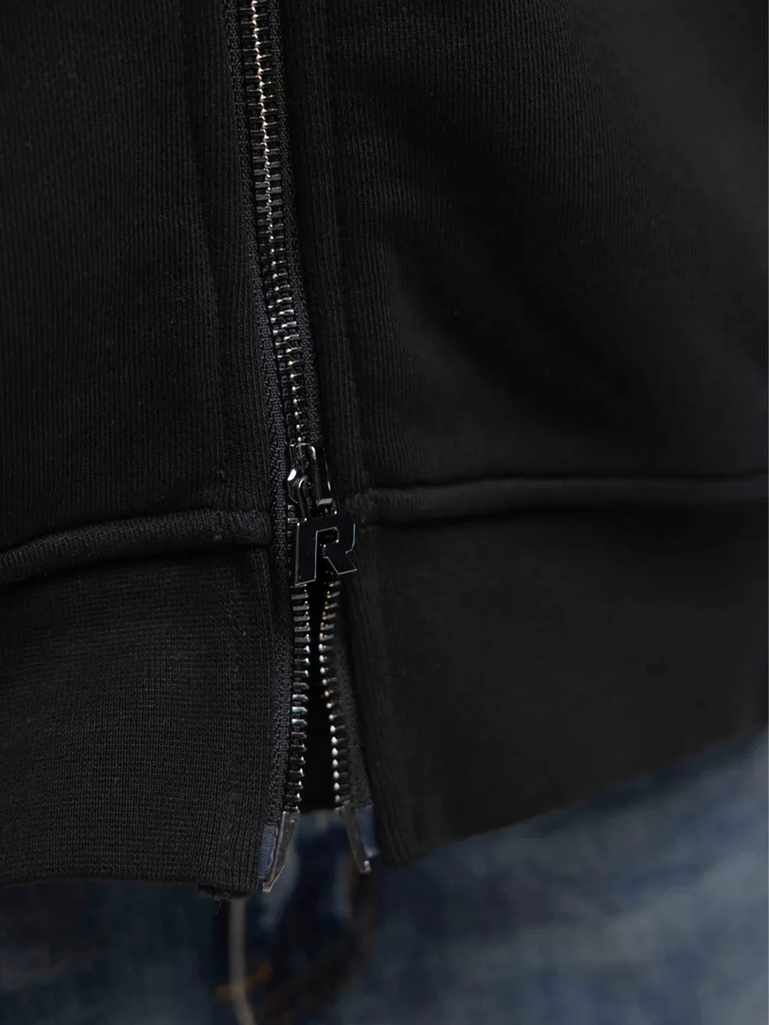 Rivero Atelier Retro Zip Hoodie | Black