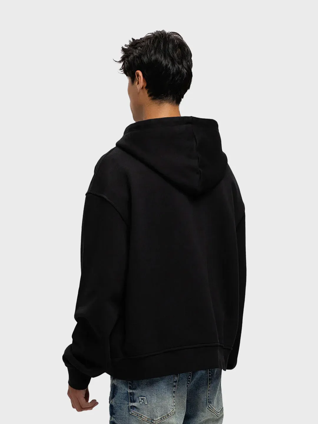 Rivero Atelier Retro Zip Hoodie | Black