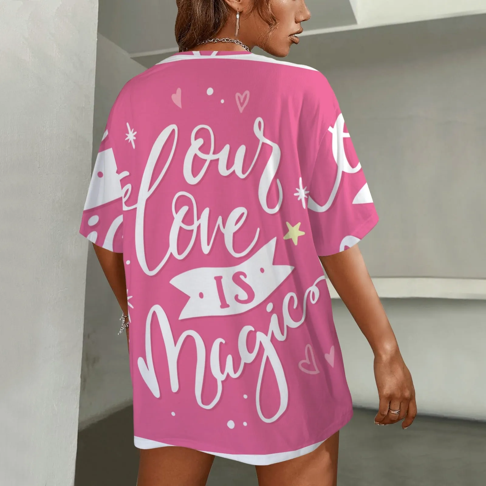 Round Neck Loose T-Shirts