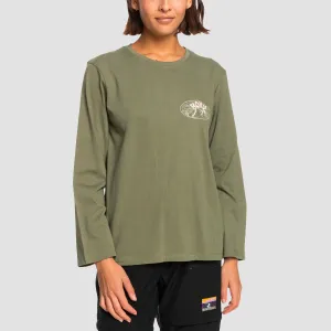 Roxy I Am A Rider Longsleeve Shirt Deep Lichen Green - Womens
