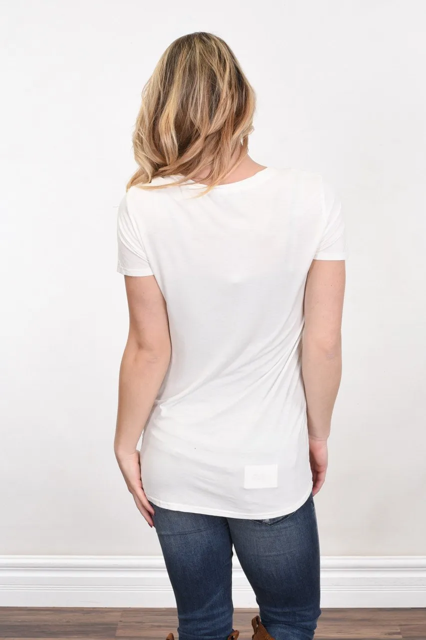 Run the World Tee ~ White