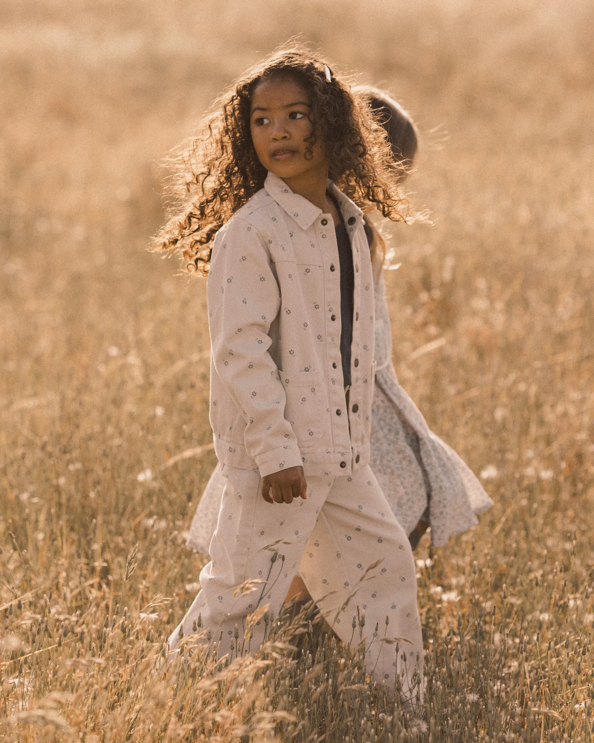 RYLEE   CRU Denim Chore Coat || Blue Daisy