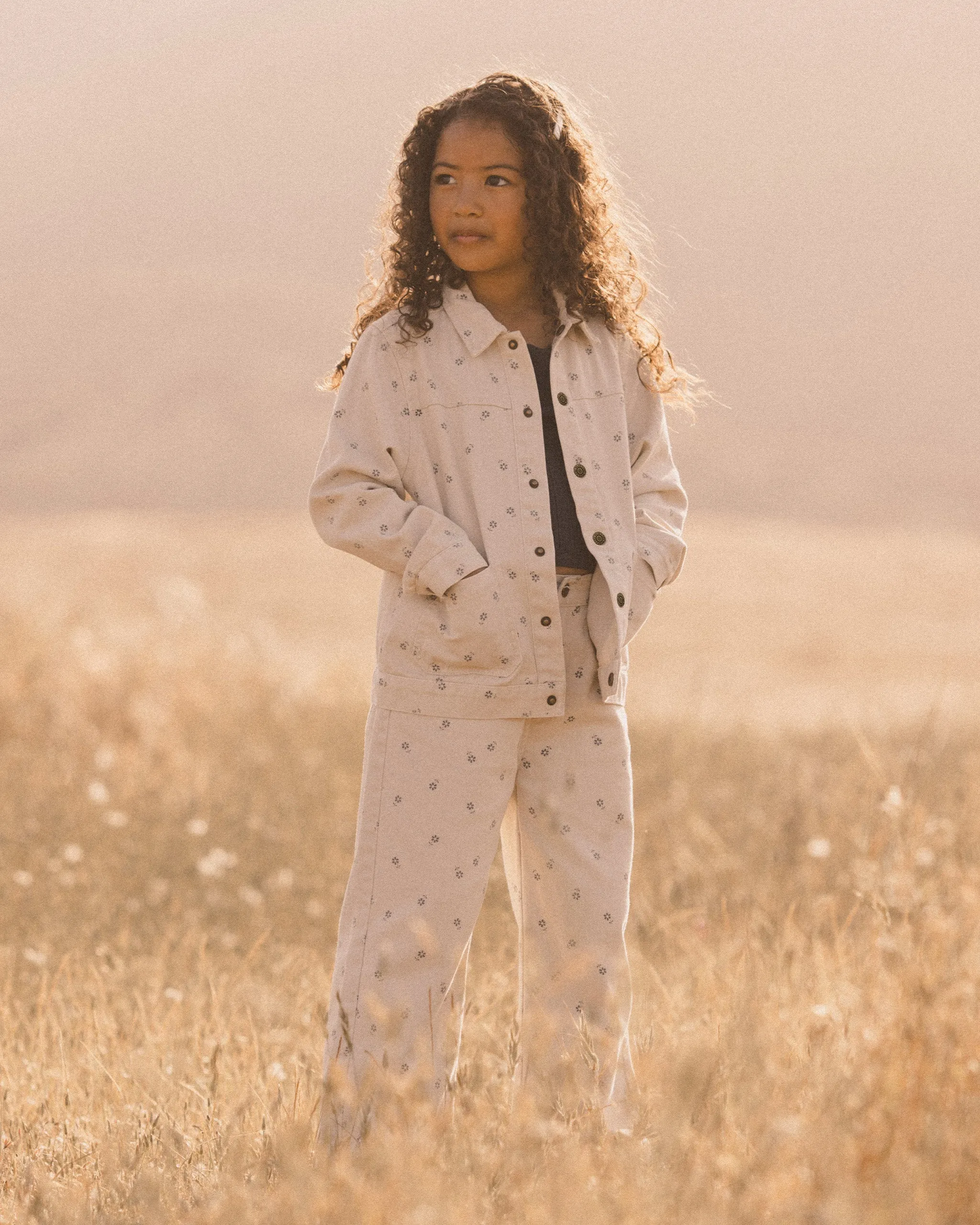 RYLEE   CRU Denim Chore Coat || Blue Daisy