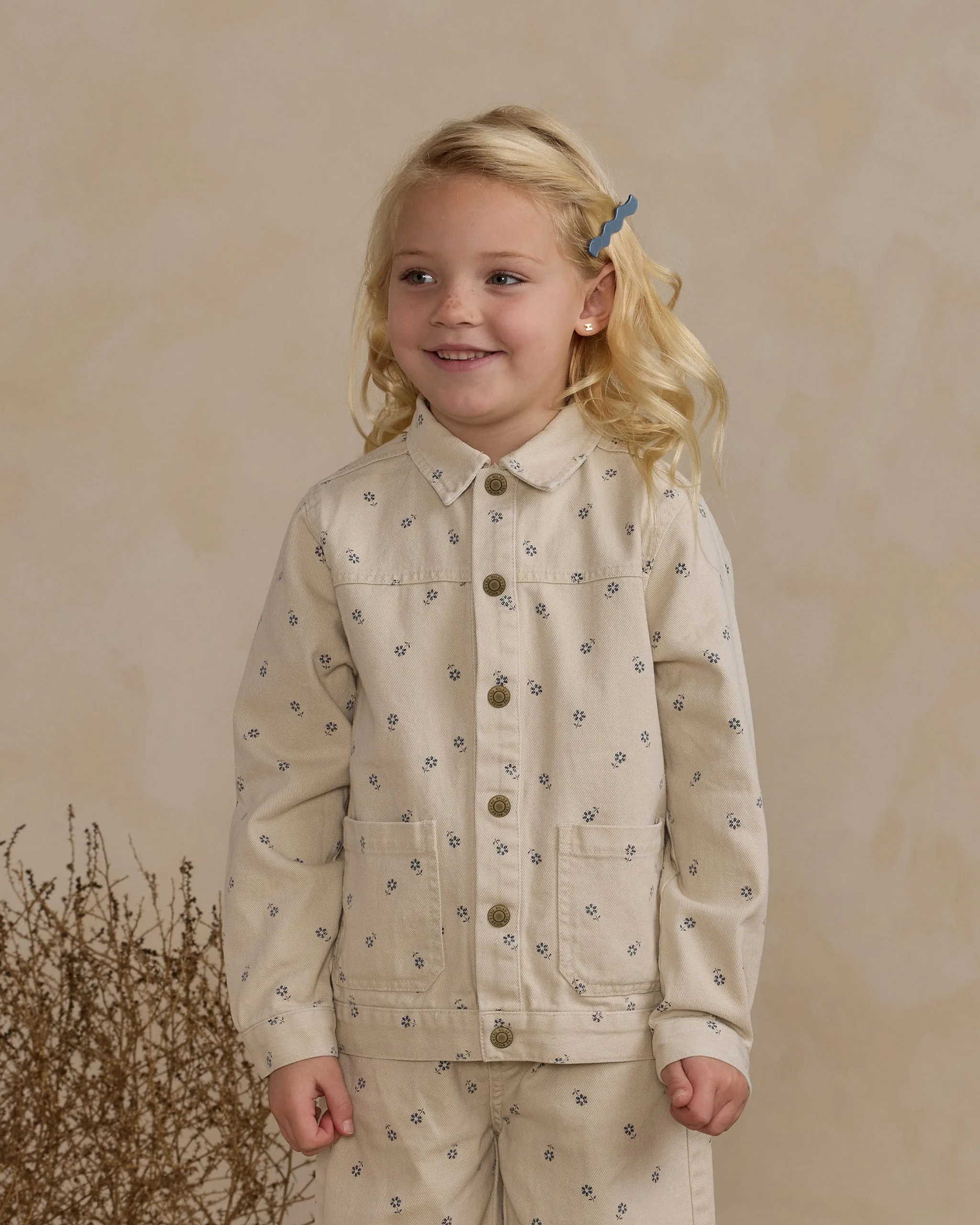 RYLEE   CRU Denim Chore Coat || Blue Daisy