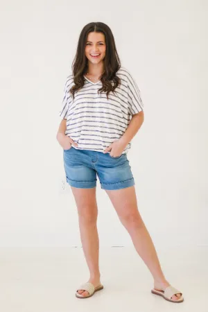 Sailor's Sunset Striped Top