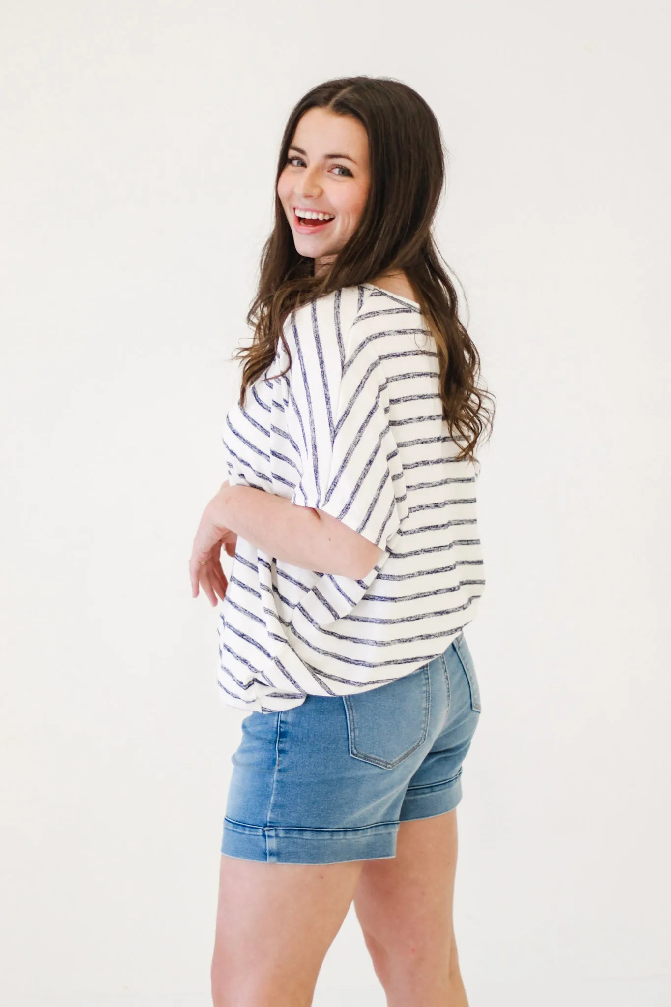 Sailor's Sunset Striped Top