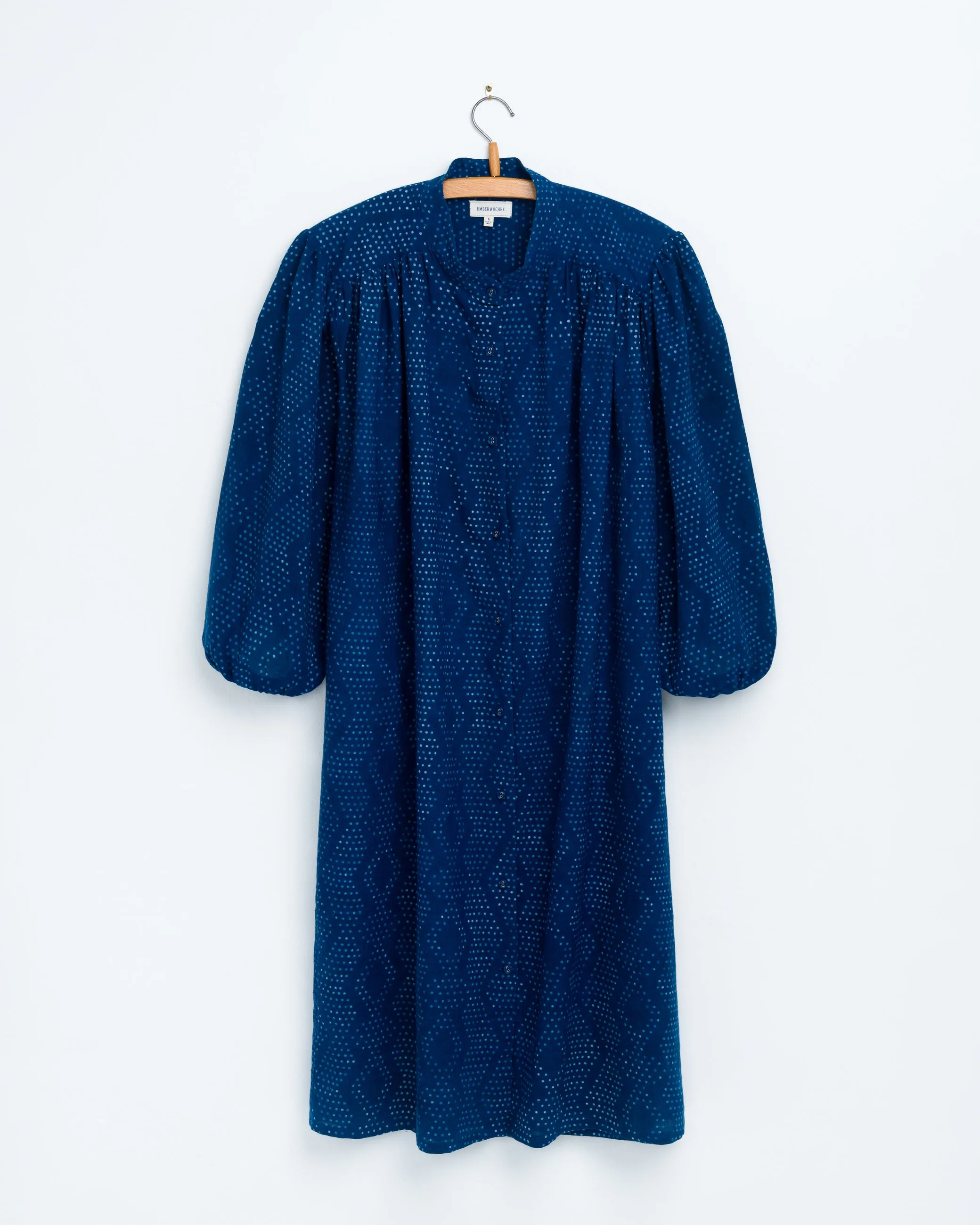Samira Tunic in Dot Block Indigo