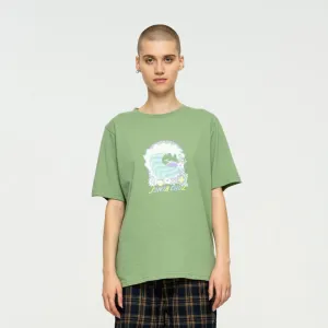 Santa Cruz Womens T-Shirt Free Spirit Wave T-Shirt - Jade