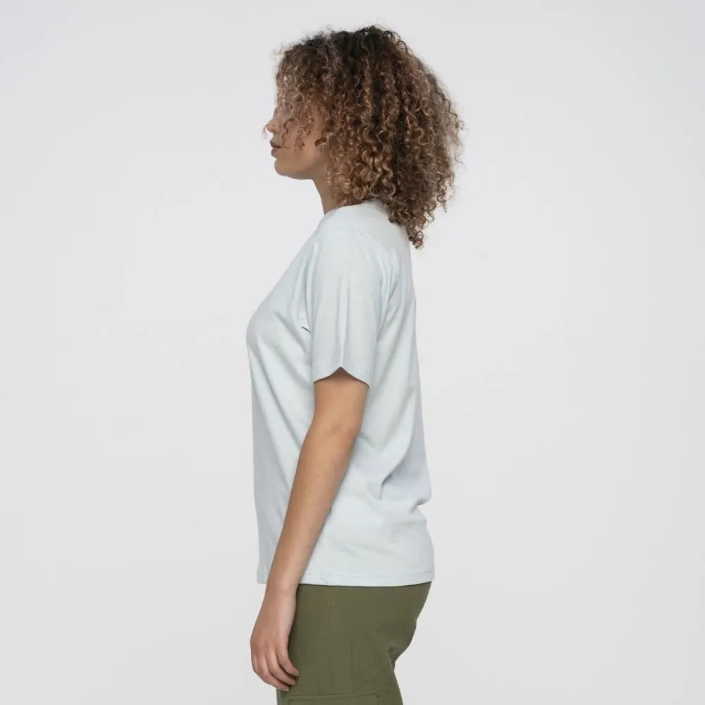 Santa Cruz Womens T-Shirt Orchard Strip T-Shirt - Baby Blue
