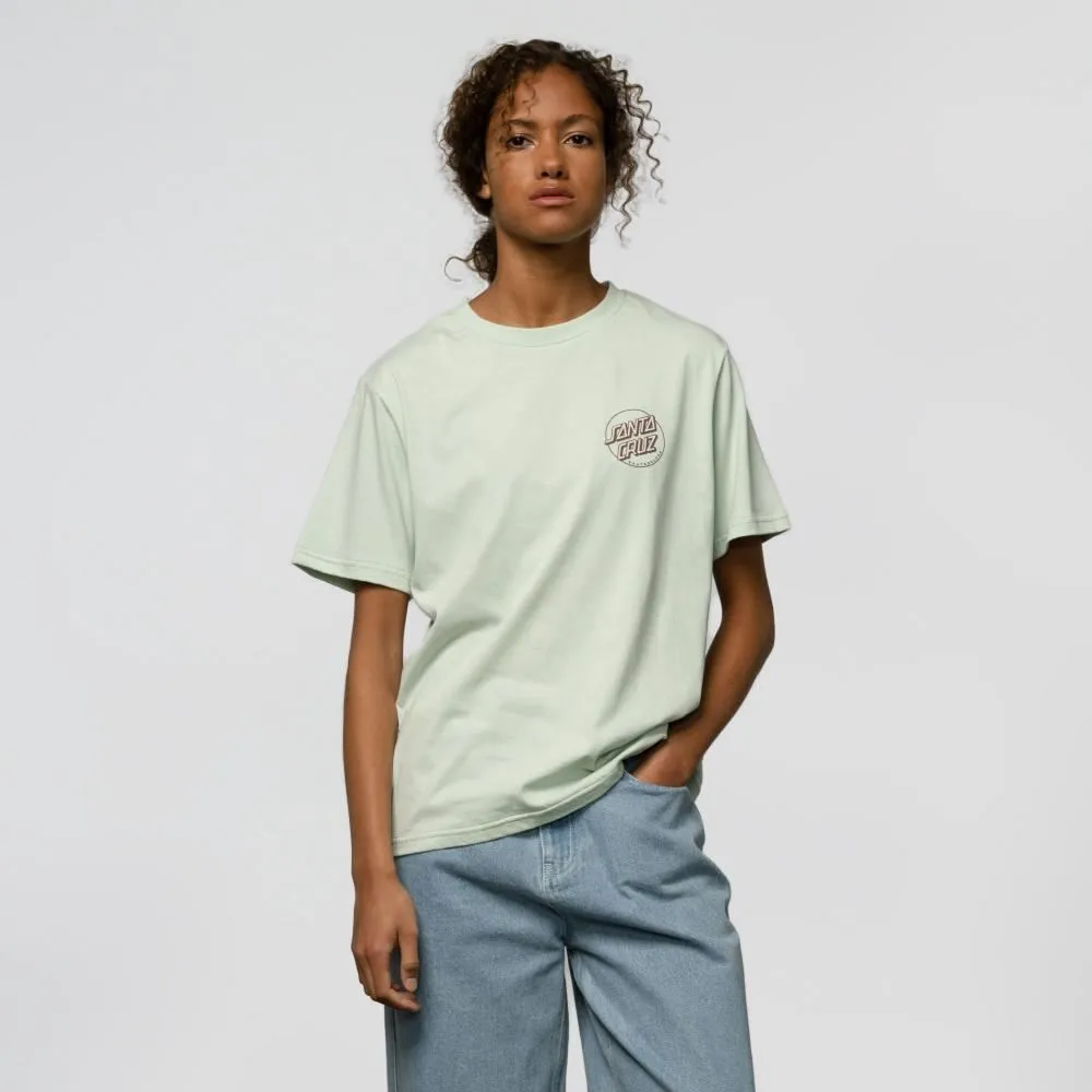 Santa Cruz Womens T-Shirt Partial Dot - Fresh Mint