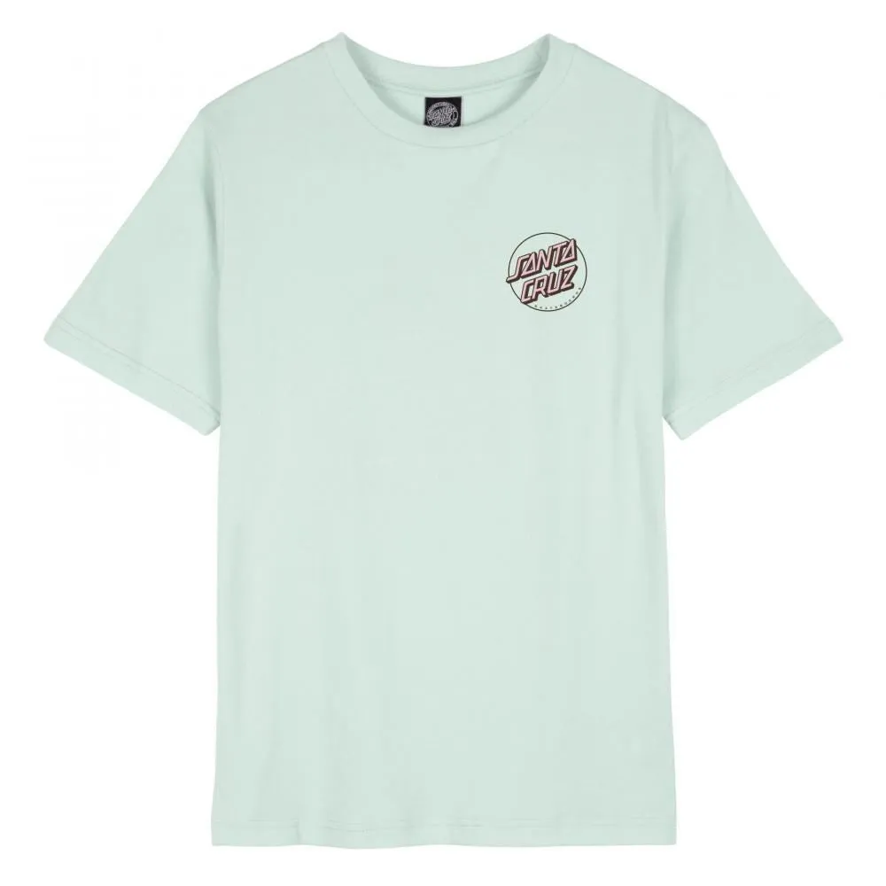 Santa Cruz Womens T-Shirt Partial Dot - Fresh Mint