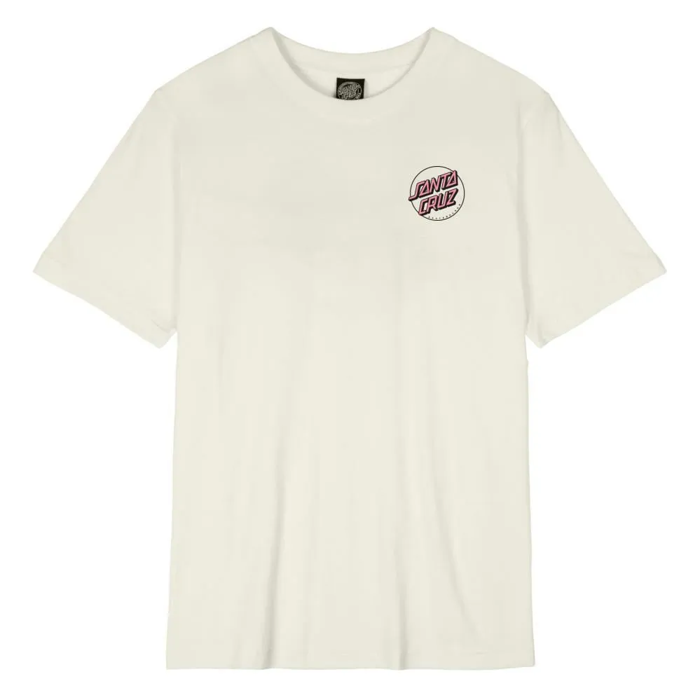 Santa Cruz Womens T-Shirt Partial Dot T-Shirt - Off White