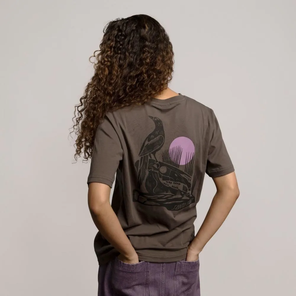 Santa Cruz Womens T-Shirt Raven - Charcoal