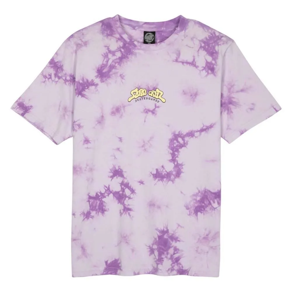 Santa Cruz Womens T-Shirt Winkowski 8Baller Surf T-Shirt - Lavender Tie Dye