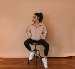 Santana Half Zip Fleece Hoodie