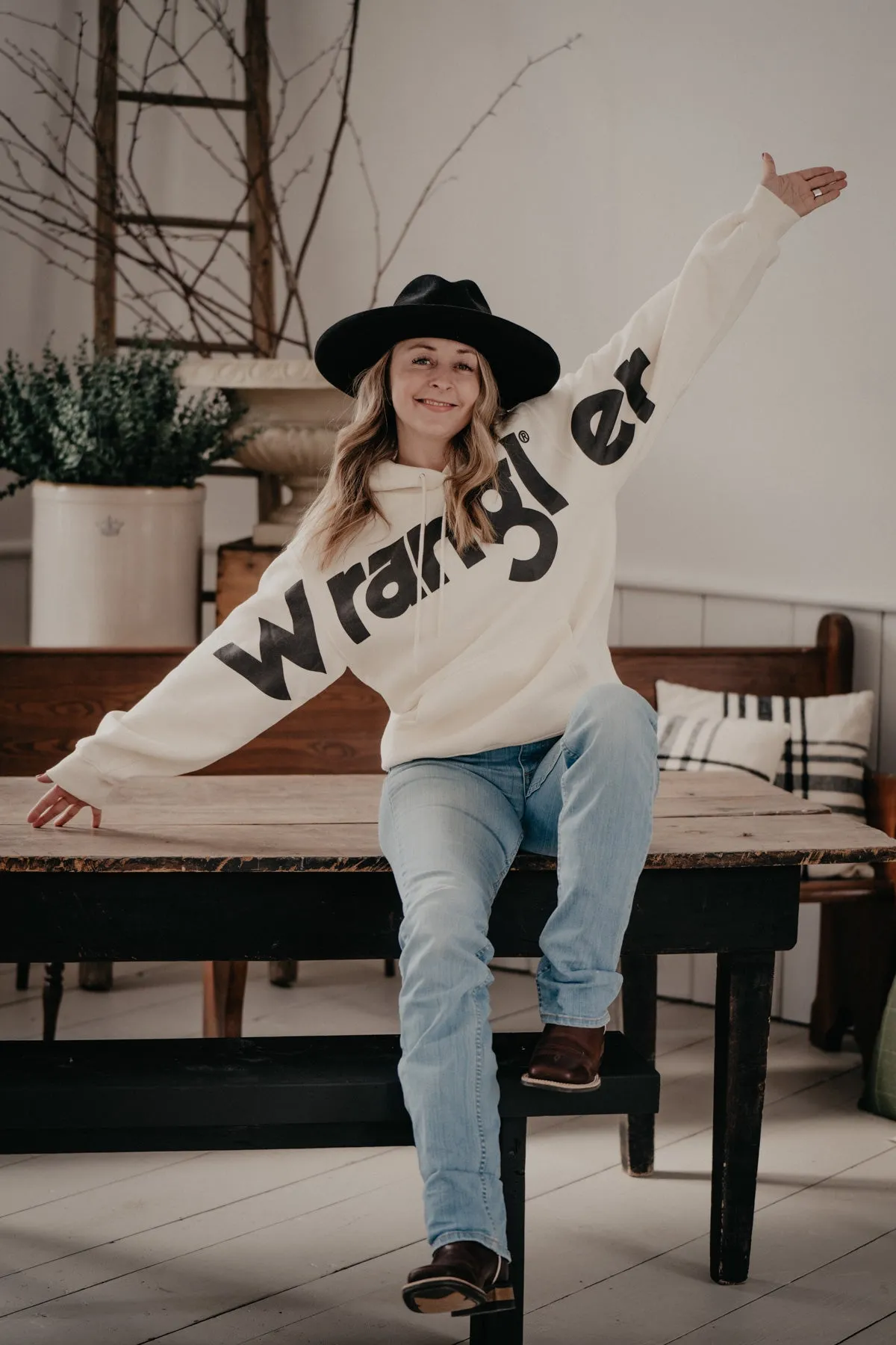 'Shay' Wrangler Carryover West Logo Hoodie (XS - 2X)