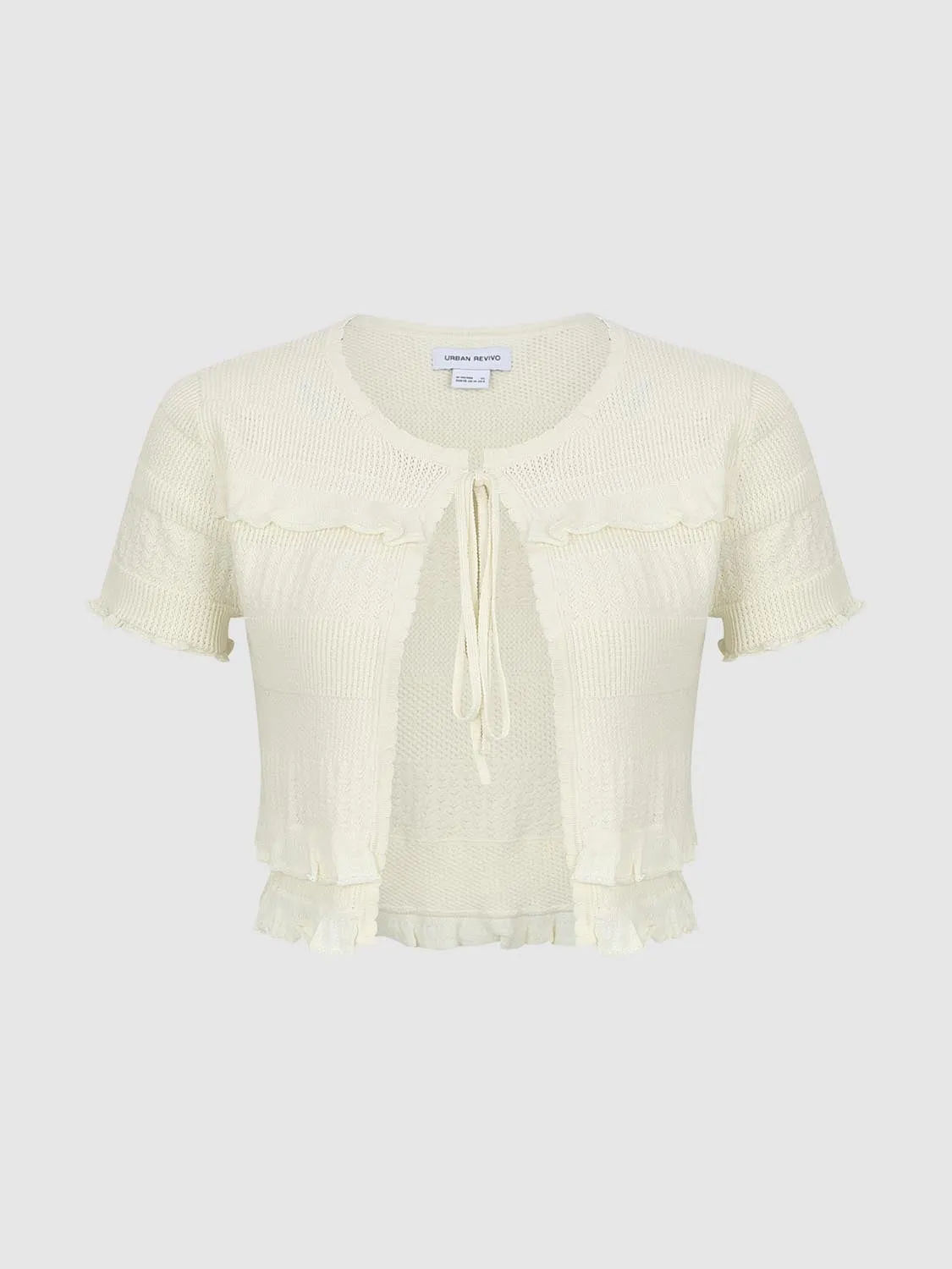 Short Sleeve Knitted Cardigans