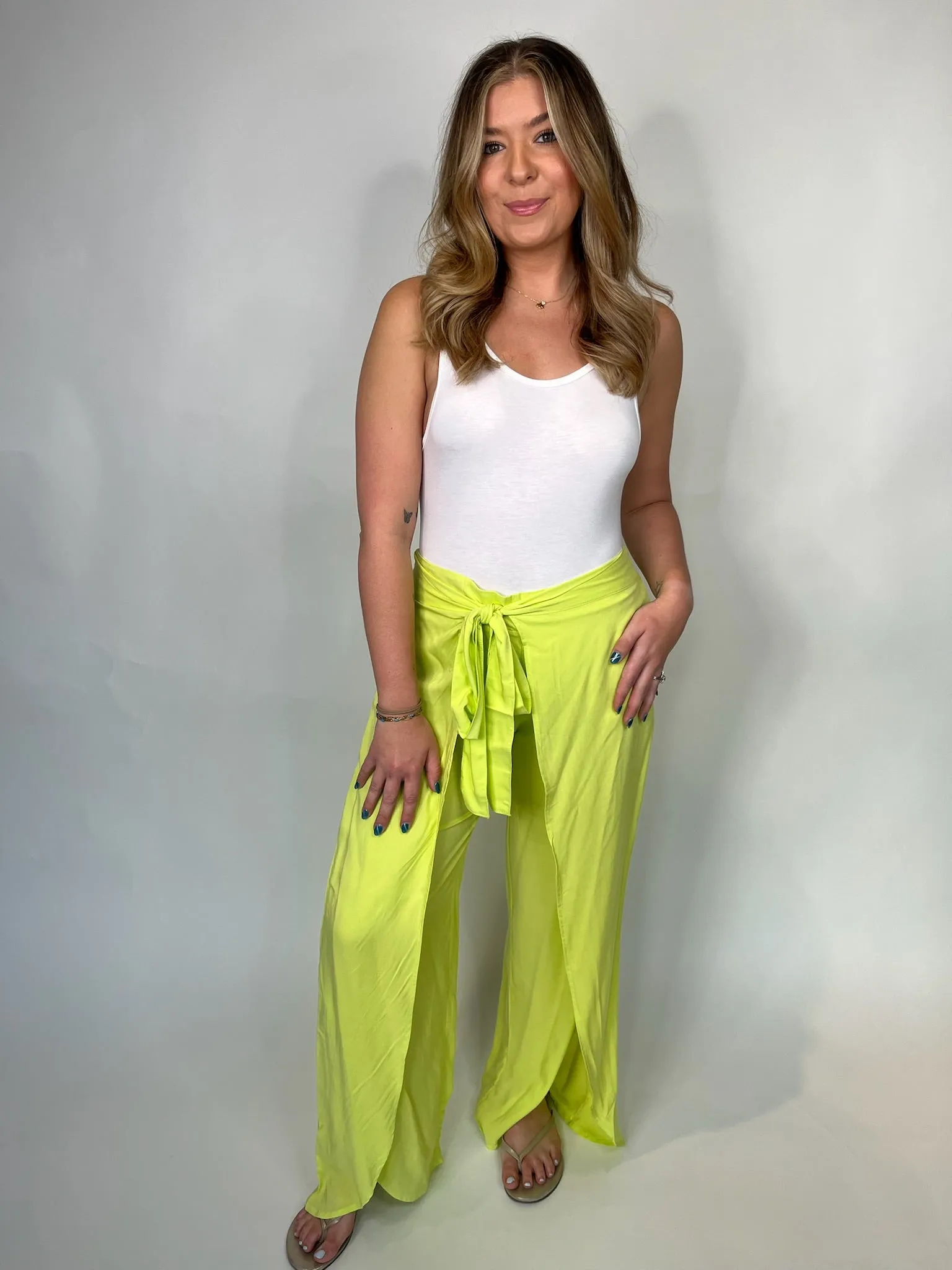Skemo Solids Bali Pants Lime