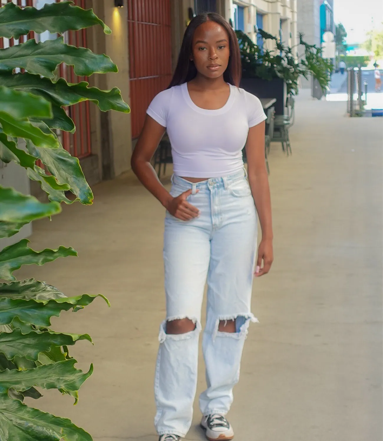 Smooth Like Butter Basic Top(White)