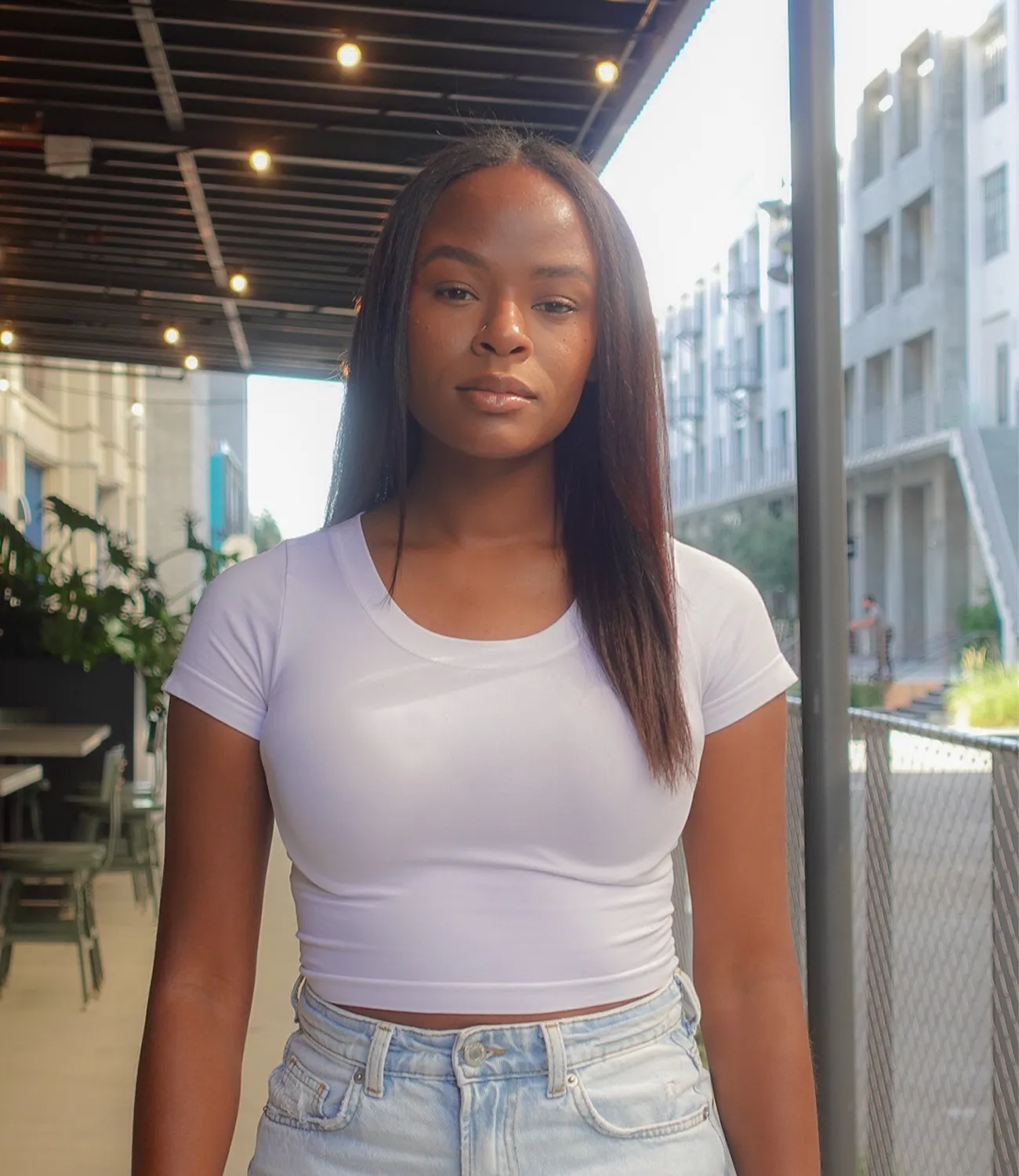 Smooth Like Butter Basic Top(White)