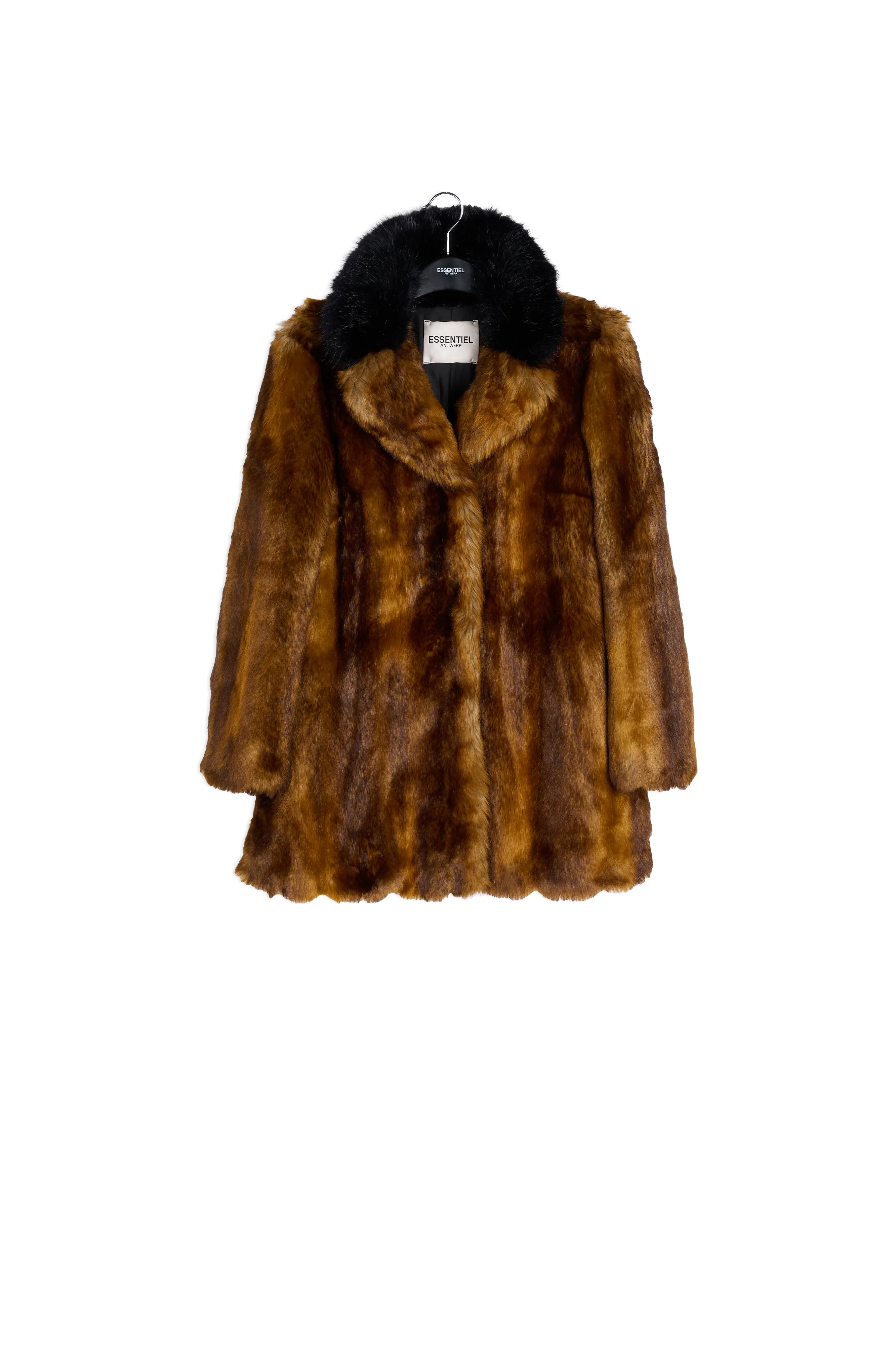 Soft houndstooth coat