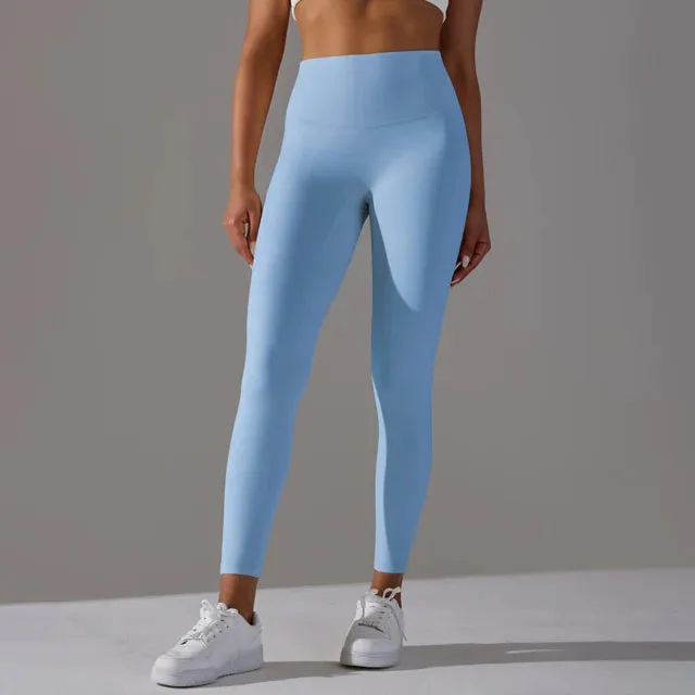 Soft Stretchy Yoga Pants for Women - High Waist Fitness Tights